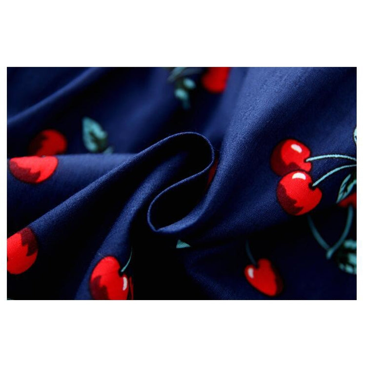 Summer Girls Cherry Pattern Sleeveless Dress