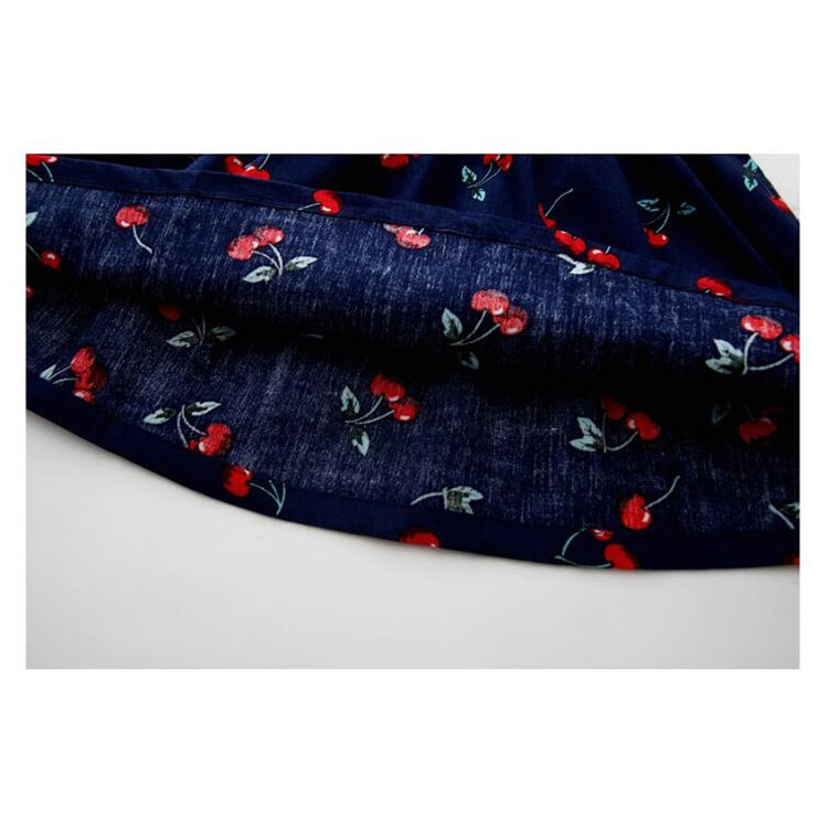 Summer Girls Cherry Pattern Sleeveless Dress