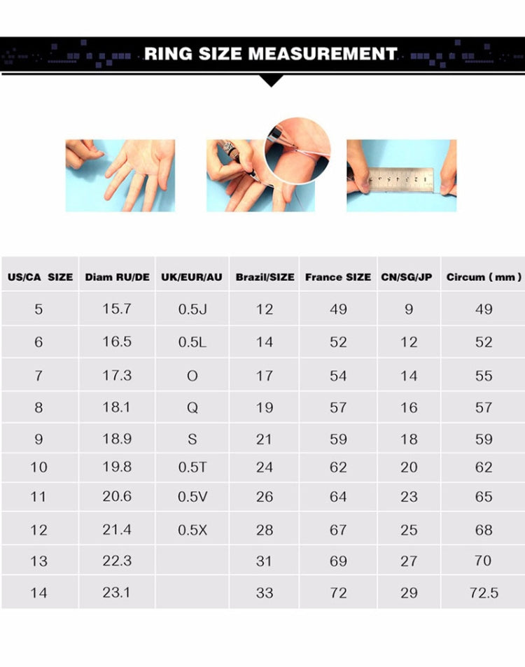 Men Luxurious Microencrusted Zircon Ring