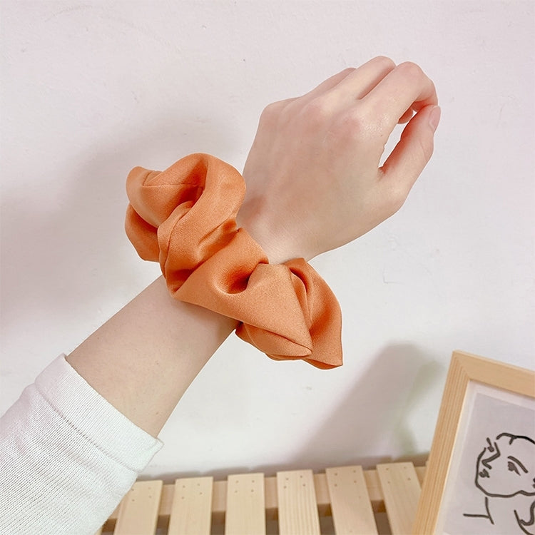 2 PCS Large Intestine Ring Hair Band Women Fabric Ponytail Seamless Stretch Hair Jewelry