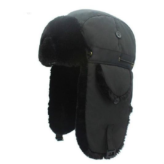 Winter Outdoor Padded Adjustable Head Circumference Ski Hat Warm Ear Protected Cap Flight Hats