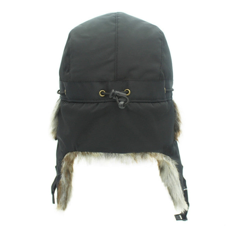 Winter Outdoor Padded Adjustable Head Circumference Ski Hat Warm Ear Protected Cap Flight Hats