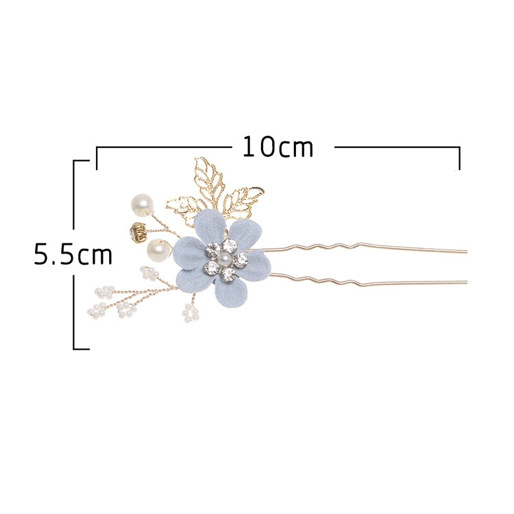 Fashion Flower Hair Combs Headdress Prom Bridal Wedding Hair Accessories Gold Leaves Hair Jewelry Hair Pins