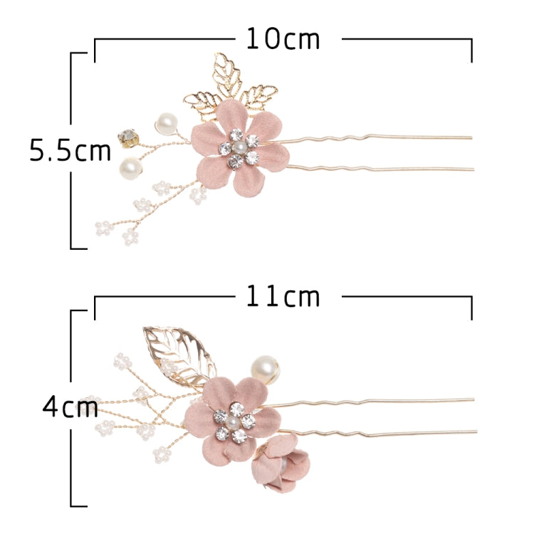 Fashion Flower Hair Combs Headdress Prom Bridal Wedding Hair Accessories Gold Leaves Hair Jewelry Hair Pins