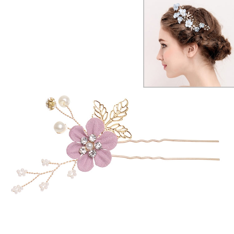 Fashion Flower Hair Combs Headdress Prom Bridal Wedding Hair Accessories Gold Leaves Hair Jewelry Hair Pins