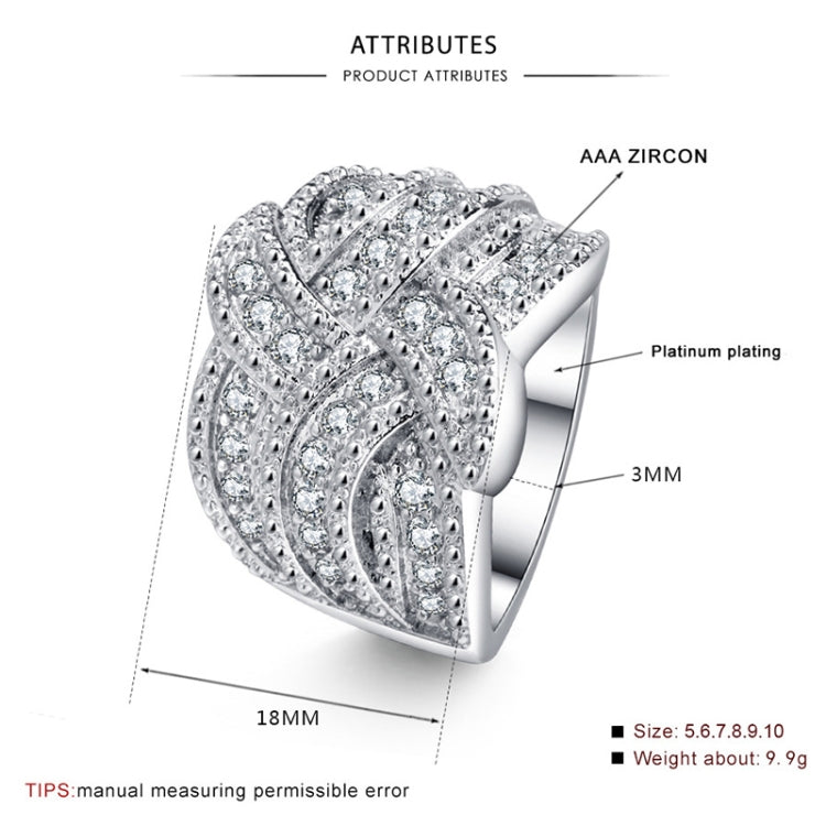 Women Fashion Luxury Zircon Stone Rings