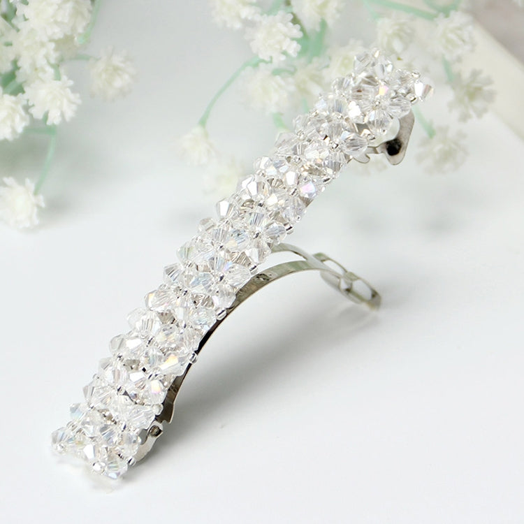 Fashion Girls Headwear Crystal Rhinestone Elastic Hair Clip Hair Accessories