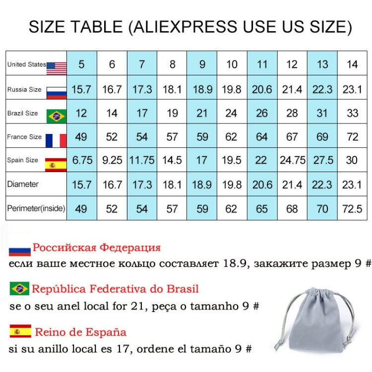 Punk Rock Stainless Steel Rotatable Chain Rings, 6, 7, 9, 10, 11, 8