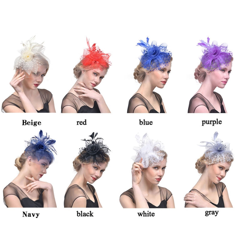 Handmade Bride Mesh Hair Accessories Wedding Photo Hat Headwear