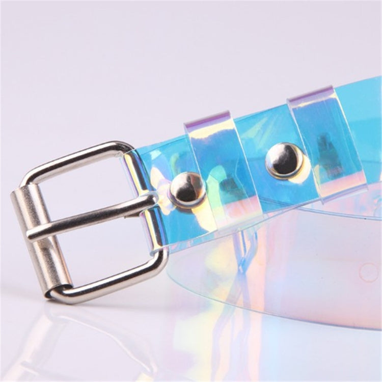Fashion Women Cute Transparent Belt Casual Buckle Waist Ladies Punk Leather Belts