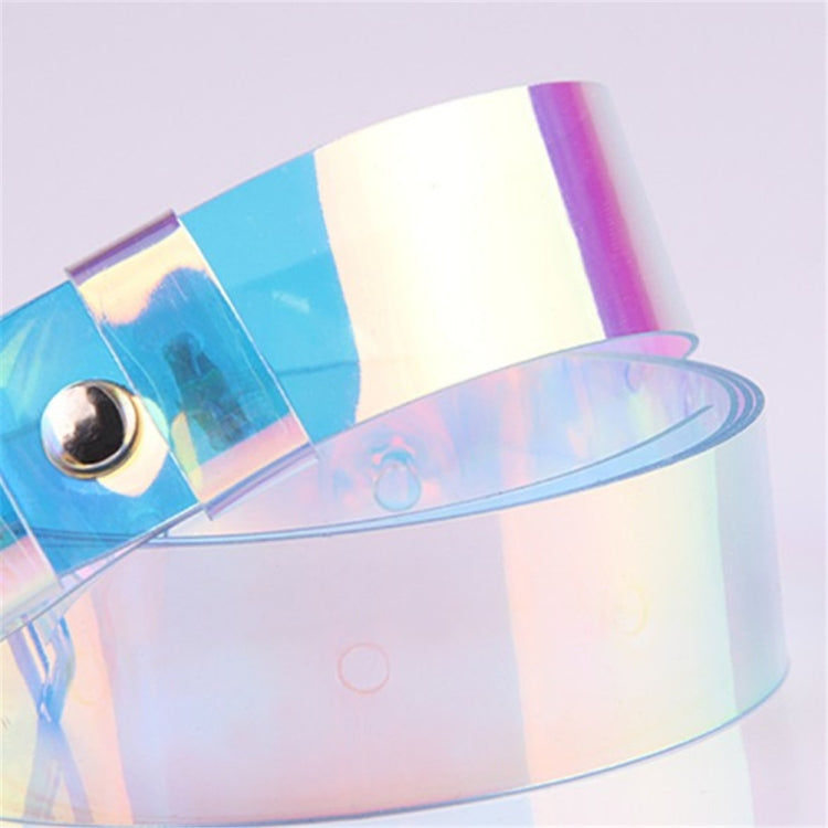 Fashion Women Cute Transparent Belt Casual Buckle Waist Ladies Punk Leather Belts