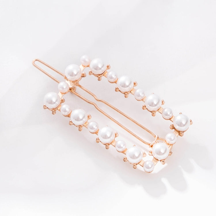 Geometric Irregular Pearl Hairpins Girls Delicate Hair Grip