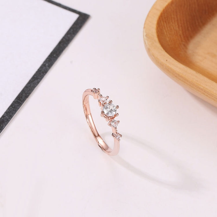 Fashion Women Vintage with Diamond Metal Ring