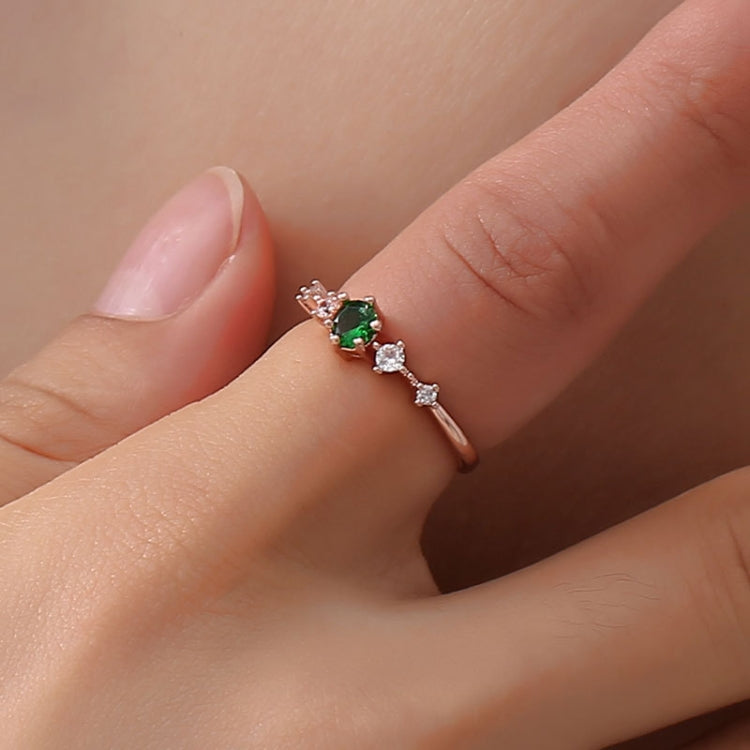 Fashion Women Vintage with Diamond Metal Ring