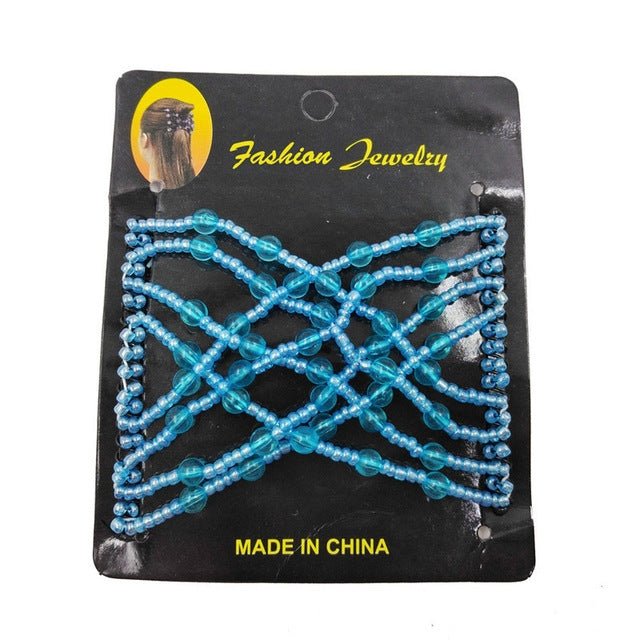 3 PCS Woman Elastic Magic DIY Vintage Headband Fashion Hair Maker Bun Hair Combs Metal Hairpins Hair Accessories