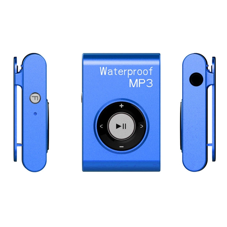 IPX8 Waterproof Swimming Diving Sports MP3 Music Player with Clip & Earphone, Support FM