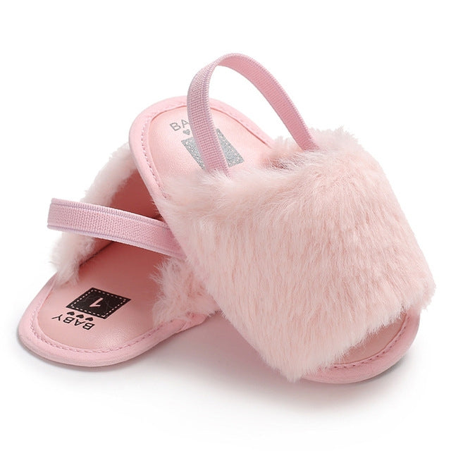 Baby Girls Sandals Soft Sole Casual Prewalker Summer Slippers Crib Shoes