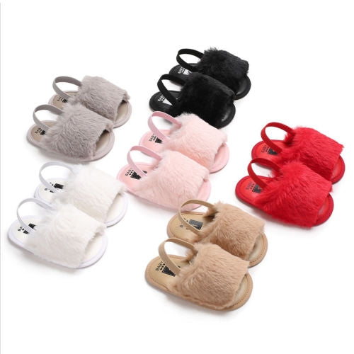 Baby Girls Sandals Soft Sole Casual Prewalker Summer Slippers Crib Shoes