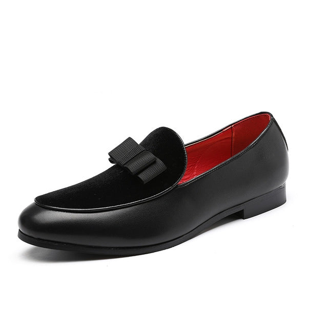 Bowknot Wedding Dress Male Flats Gentlemen Casual Shoes