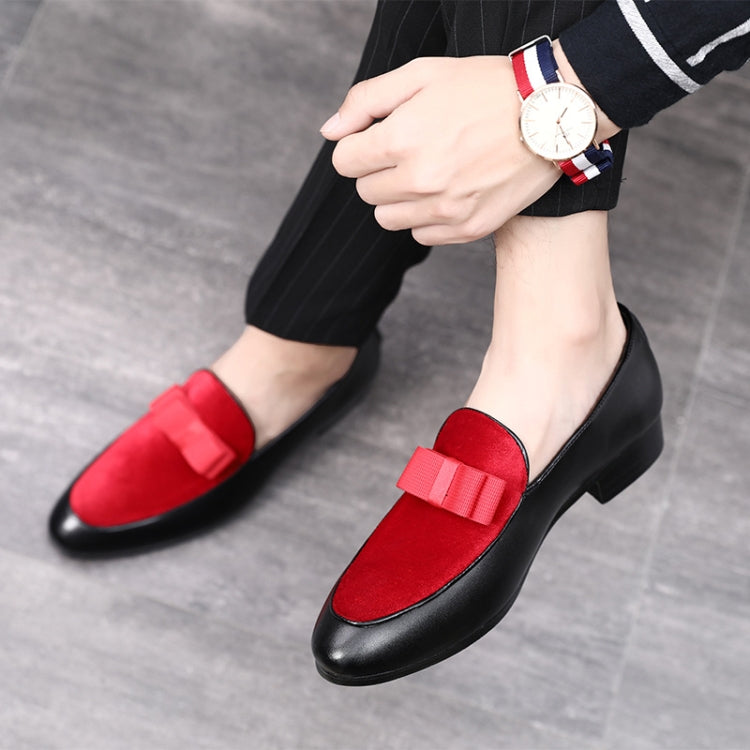 Bowknot Wedding Dress Male Flats Gentlemen Casual Shoes