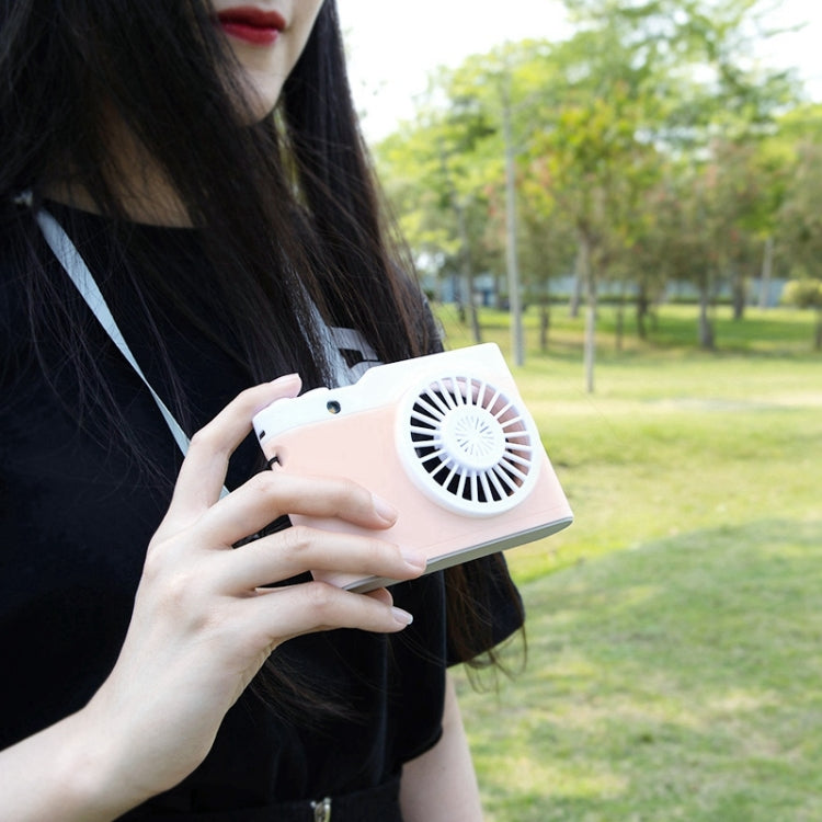 Portable Mini Usb Charging Camera Fan Hanging Neck Small Fan