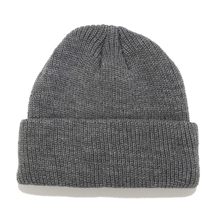 Solid Colors Short Winter Knit Skullcap for Men / Women