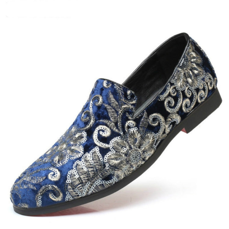 Men Casual Fashion Glitter Shoe Slip-on Shoes Loafers