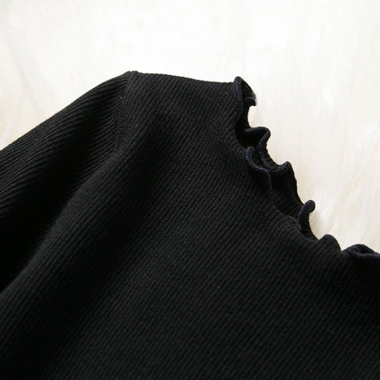 Autumn Girls Star Pattern Lace Sequins Long Sleeve Tutu Dress