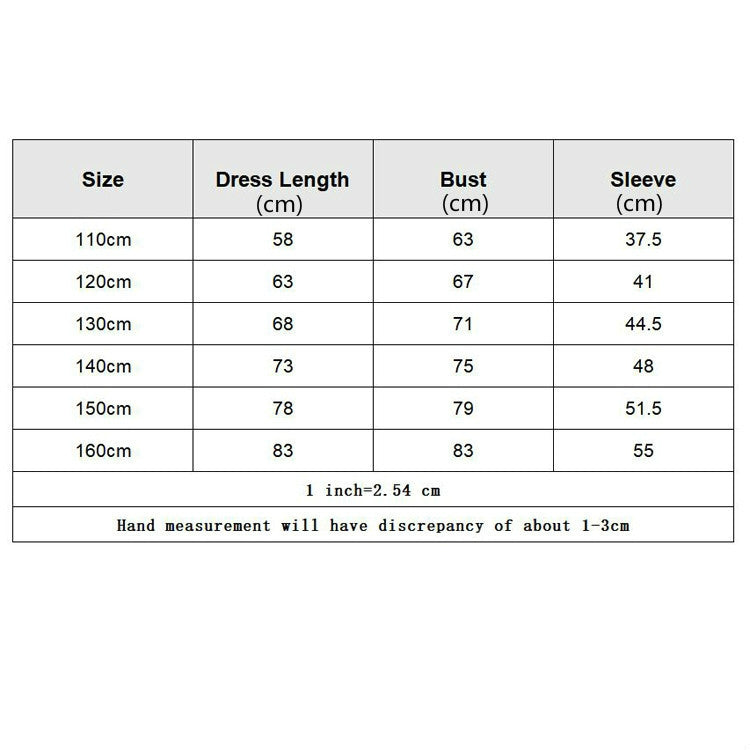 Autumn Girl Cotton Lattice Bow-knot Tie Long Sleeve Dress, 110cm, 130cm, 150cm, 160cm