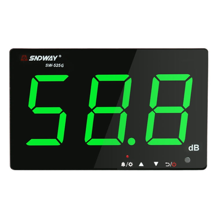 SNDWAY Wall-mounted 30~130dB Large Screen Digital Display Noise Decibel Monitoring Testers