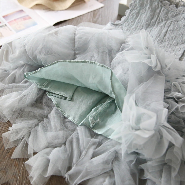 Summer Girls Sleeveless Tutu Lace Dress