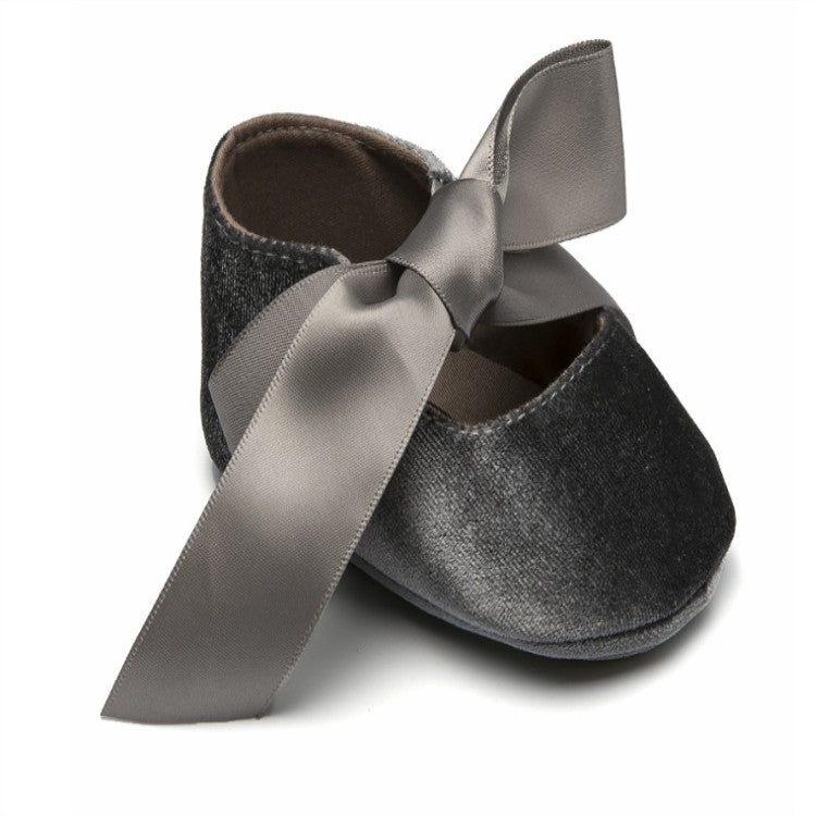 Baby Girl  Bow Lace Up PU Leather Princess First Walkers Shoes