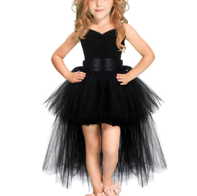 Girls Lace Sling Dress Mesh Tutu Party Dress