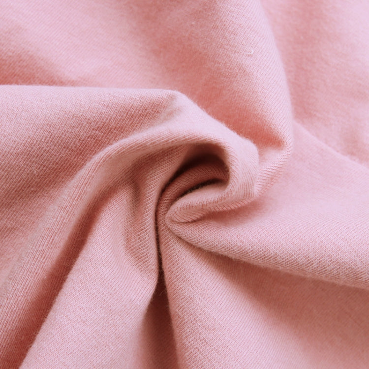 Spring Autumn Girls Solid Color Cotton Three-quarter Sleeve Dress