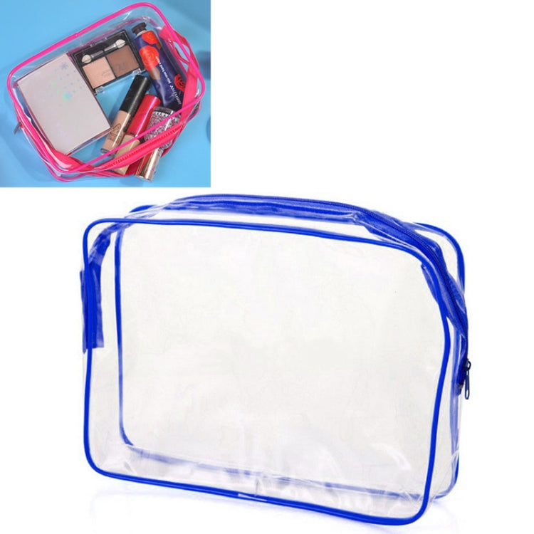 Portable Travel Zip Look PVC Bags Waterproof Transparent Makeup Storage Bag