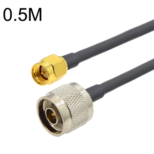 SMA Male to N Male RG58 Coaxial Adapter Cable, SMA Male to N Male 0.5m, SMA Male to N Male 1m, SMA Male to N Male 1.5m, SMA Male to N Male 3m, SMA Male to N Male 5m, SMA Male to N Male 10m