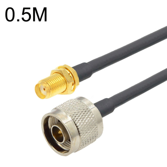 SMA Female To N Male RG58 Coaxial Adapter Cable, SMA Female To N Male 0.5m, SMA Female To N Male 1m, SMA Female To N Male 1.5m, SMA Female To N Male 3m, SMA Female To N Male 5m, SMA Female To N Male 10m