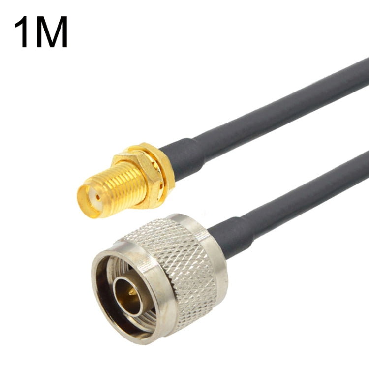 SMA Female To N Male RG58 Coaxial Adapter Cable, SMA Female To N Male 0.5m, SMA Female To N Male 1m, SMA Female To N Male 1.5m, SMA Female To N Male 3m, SMA Female To N Male 5m, SMA Female To N Male 10m