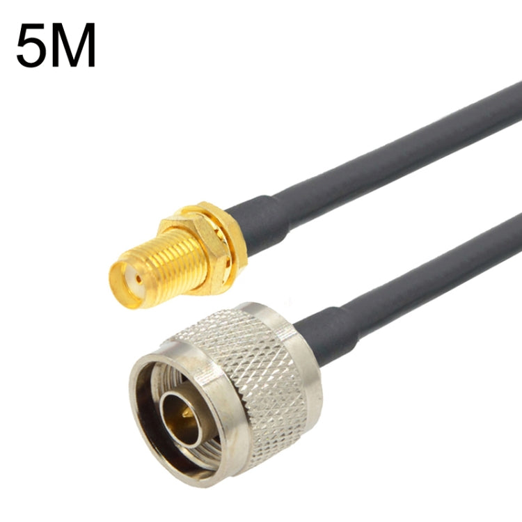 SMA Female To N Male RG58 Coaxial Adapter Cable, SMA Female To N Male 0.5m, SMA Female To N Male 1m, SMA Female To N Male 1.5m, SMA Female To N Male 3m, SMA Female To N Male 5m, SMA Female To N Male 10m