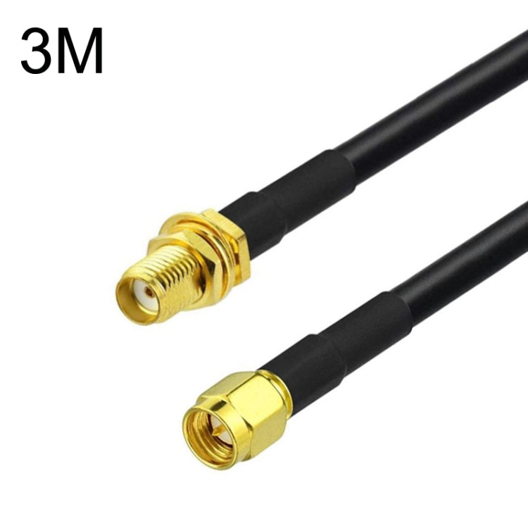 SMA Male To SMA Female RG58 Coaxial Adapter Cable, SMA Male To SMA Female 0.5m, SMA Male To SMA Female 1m, SMA Male To SMA Female 1.5m, SMA Male To SMA Female 3m, SMA Male To SMA Female 5m, SMA Male To SMA Female 10m