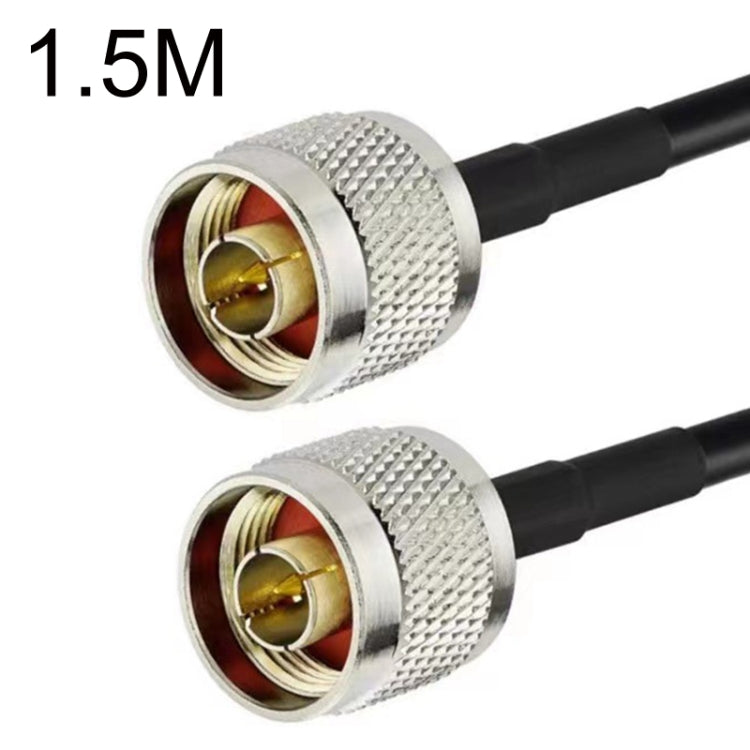 N Male To N Male RG58 Coaxial Adapter Cable, 0.5m, 1m, 1.5m, 3m, 5m, 10m