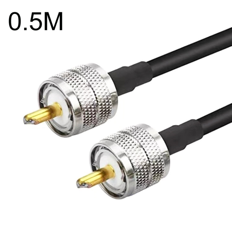 UHF Male To UHF Male RG58 Coaxial Adapter Cable, 0.5m, 1m, 1.5m, 3m, 5m, 10m