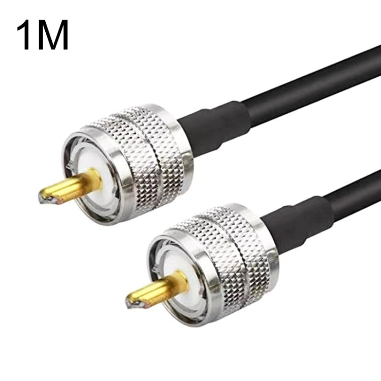 UHF Male To UHF Male RG58 Coaxial Adapter Cable, 0.5m, 1m, 1.5m, 3m, 5m, 10m