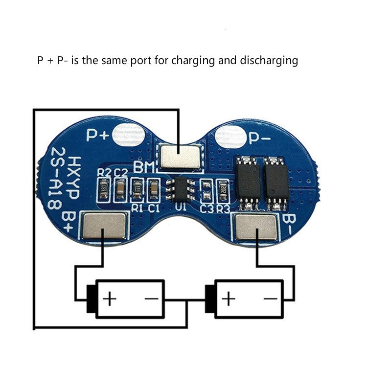 30 PCS  4A  2-Tandem 7.4V / 8.4V 18650 Lithium Battery Protection Board,  Anti-Overcharge, Anti-Overdischarge