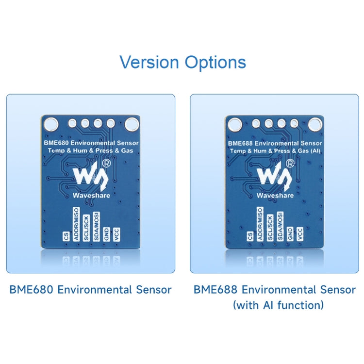 Environmental Sensor Supports Temperature / Humidity / Barometric Pressure / Gas Detection, BME680, BME688