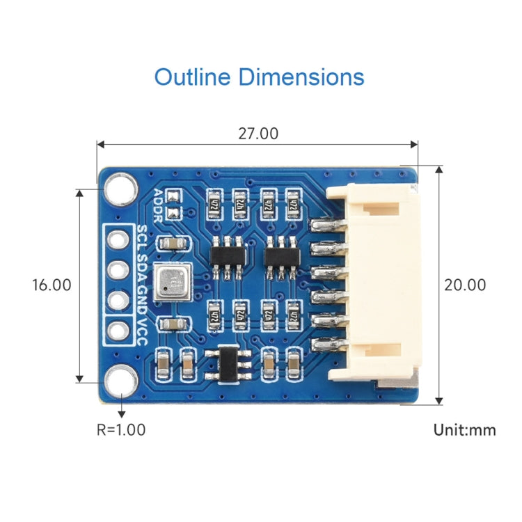 Environmental Sensor Supports Temperature / Humidity / Barometric Pressure / Gas Detection, BME680, BME688