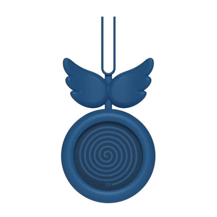 USB Charging Fan Brushless Hanging Neck Mini Sling Lazy Fan, Angel Blue, Angel White, Angel Pink