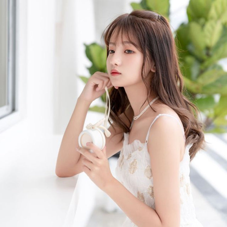 USB Charging Fan Brushless Hanging Neck Mini Sling Lazy Fan, Angel Blue, Angel White, Angel Pink