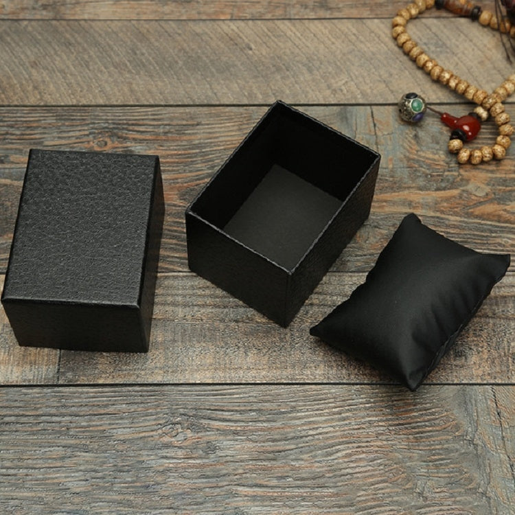 Litchi Texture Watch Box Jewelry Gift Box Earring Necklace Jewelry Watch Packaging Box
