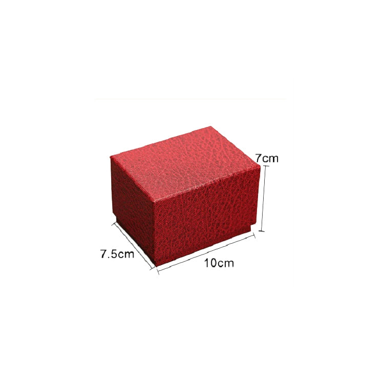 Litchi Texture Watch Box Jewelry Gift Box Earring Necklace Jewelry Watch Packaging Box